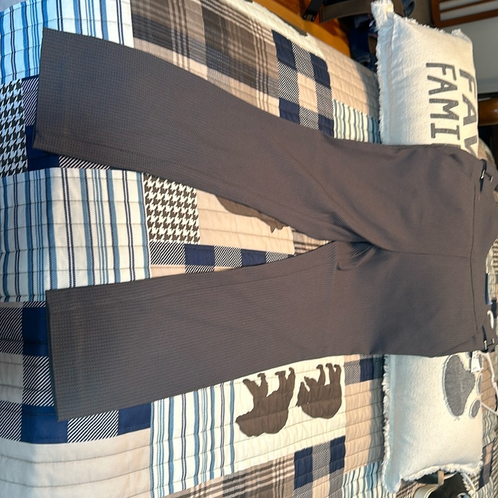 Maurice’s crop grid patterned mid rise pants XS
